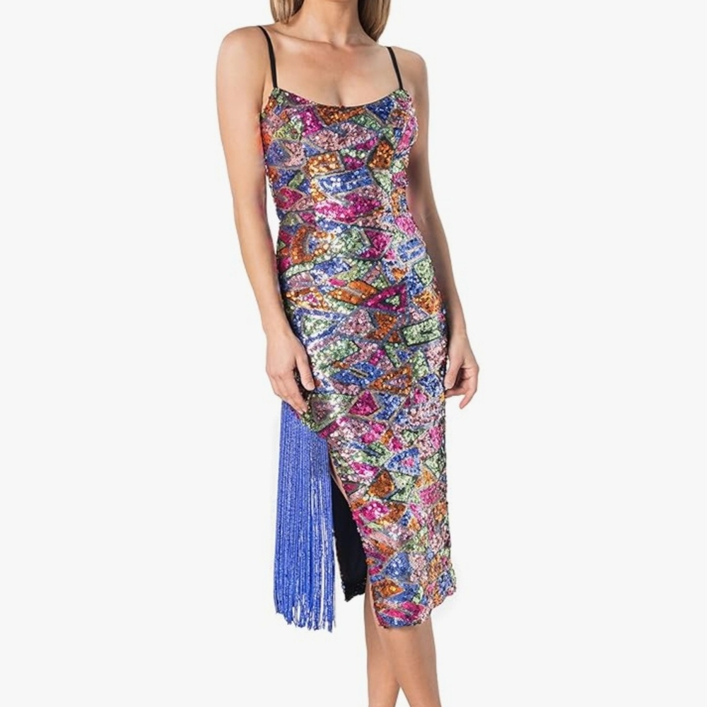 Rory ABSTRACT Sequin Dress